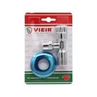 Вентиль VIEIR угловой 1/2"x3/4" хром. с отражалелем (120/1) VER58