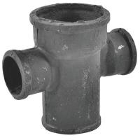 Крестовина чуг канал б/н Ду100х50х50х90гр 1-пл прямая ГОСТ 6942-98