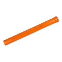Труба Ostendorf 110x1000 мм KGEM Наруж.кан. PVC рыжий