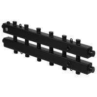 Коллектор Royal Thermo на 6 (7) отопительных контуров (сверху/снизу/сбоку) с кронштейнами