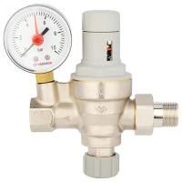 Клапан подпиточный VARMEGA VMFV01, 1/2", мембранный, с манометром