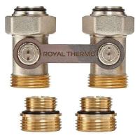 Набор Royal Thermo для нижнего подключения радиатора прямой раздельный 3/4х3/4ЕК