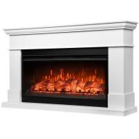 Каминокомплект: Очаг Royal Thermo Aurora RTFP/P-AR40LS, портал California 40, белый