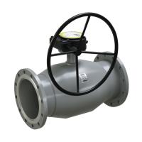 Кран шаровой стальной фланцевый LD Regula Ду125/100 Ру1,6 с редуктором, неполнопроходной