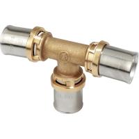 Тройник-пресс Giacomini латунь 16, RM150Y003