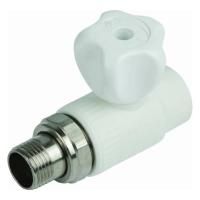 Кран шаровой BERKE д/радиат. прямой 25*3/4