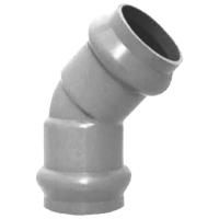 Отвод ХЕМКОР нап. 110*45 двухраструбный