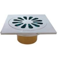 Трап VIEIR душевой, с сух.затвором, вертик. 100х100мм, латунь 40 VER10S