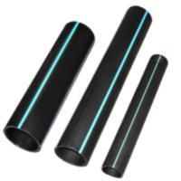 Труба ПНД ПЭ100 20х2,0 SDR11 питьевая черная с синей полосой, (200)