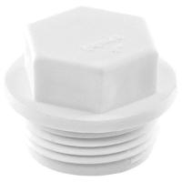 Заглушка TEBO бел. PP-R резьбовая 32x1" (60/600), арт. 030090203