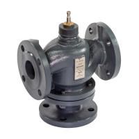 Клапан регулирующий РИДАН VF-3R PN16 DN150 KVS320 T150, 3-х ход.смеш., седельный, фланец,чугун