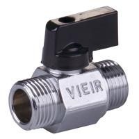 Кран VIEIR мини 1/2" НН, черная ручка (180/18) VR172