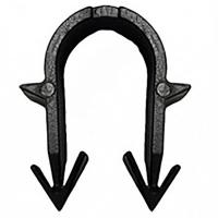 Скоба СТМ якорная в пакетах (100)