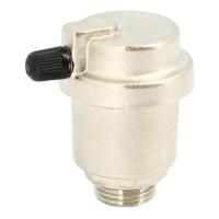 Воздухоотводчик Uni-Fitt автоматический c боковым выпуском 1/2", никелированный