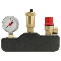 Группа безопасности котла VARMEGA латунь, с термоизоляцией 1", VMSG01-G306030