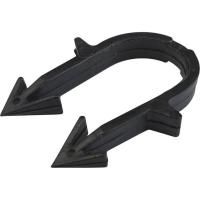 Скоба якорная для труб д.16-20мм, цвет черный, STOUT SMF-0003-001620