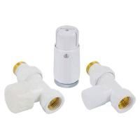 Комплект подключения SCHLOSSER STANDARD MINI 1/2" прямой, белый, с термоголовкой MINI М30х1,5