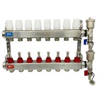 Группа коллект. VIEIR 1х8х3/4" с расходомер, дренаж. кр, воздухоотвод., нерж. сталь VR113-08A