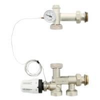 Группа насосно-смесительная Uni-Fitt SOLOMIX MINI с наружной резьбой 1", без насоса