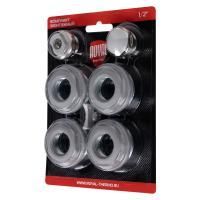 Комплект монтажный Royal Thermo 1”х 1/2" серебристый