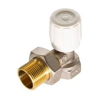 Клапан CTM регулирующий для радиатора ручной угловой 1/2" ТЕРМО (10), арт. CARAVH12