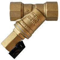 Фильтр сетчатый РИДАН FVR-DR DN15 PN25 со сливным краном