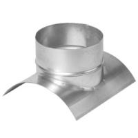 Врезка ЭРА оцинк. воротниковая ф 100/125 (L-100) 0,5мм (0,09м2)