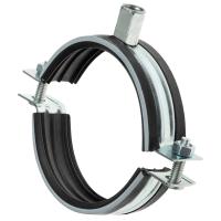 Хомут для воздуховода SHUFT с РП 200мм гайка М8/М10, бок. креп винт 6х30, гайка М6