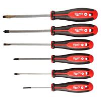 Набор отверток Milwaukee магнитных с трехгранной рукояткой 2 (6шт)