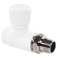 Вентиль TEBO бел. PP-R для радиаторов прямой 1v 20х1/2quot; (10/60), арт. 030060401