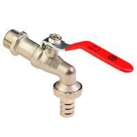 Кран шаровый латунный MVI водоразборный 3/4", рычаг