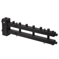 Блок коллекторный Royal Thermo на 3 (4) выхода (сверху/сбоку) стрелка 60 кВт, с кронштейнами