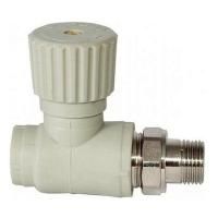 Вентиль TEBO сер. PP-R для радиаторов прямой 1v 20x1/2" (10/60)