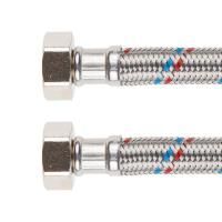 Подводка гибкая для воды AV ENGINEERING гайка 1/2"- гайка 1/2" 80см