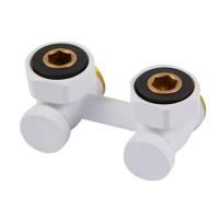 Узел нижнего подключения SCHLOSSER G 3/4 x 3/4 D-50 MM Standard 6007 угловой белый