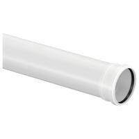 Труба Политэк Пайп 110х3,4х1000мм для бесшумной канализации ПП (5)