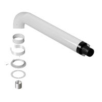 Комплект Royal Thermo: дымоход коаксиальный 60/100 - 900 мм универсальный