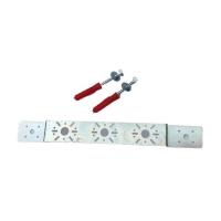 Планка крепежная ХОММЕТ универсальная под 3 водорозетки