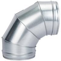 Отвод Галвент (Кр)-1-90-160-140-14x14 (оц. ст. - с ЖК)