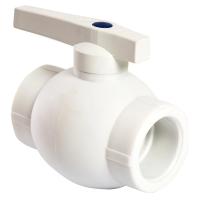 Кран шаровой THERMOLIGHT ручка PP-R 40 белый