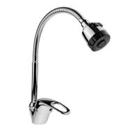 Смеситель АМУР д/кухни 40 мм "утка", п/гайку, гусак гофр. с аэрат.TYE-2025 (10) Арт. BY 2010-B2S