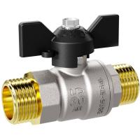 Кран шаровой латунный LD Pride 47.20.Н-Н.Б Ду 20 Ру 40 нр-нр, бабочка