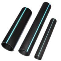 Труба ПНД ПЭ100 90х5.1 SDR 17,6 питьевая, черная с синей полосой (100)