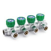 Коллектор VIEIR 3/4-16-4вых с регул. вентилями, еврок. VER-PRO VER404