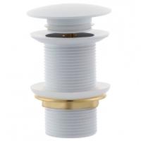 Клапан VIEIR донный б/перелива 1 1/4" белый (50/1) VER21AYF