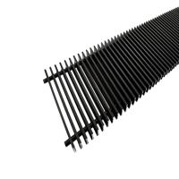 Решетка с рамкой Vitron 13х260х1300мм, черный