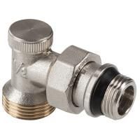 Клапан запорный угловой 1/2"х3/4" под евроконус VT.019.NER.04