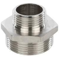 Ниппель НН переходной никелированный 1"1/2X1 SFT-0004-001121 STOUT