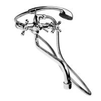 Смеситель МИРАЖ д/ванной 1/2" кер. шар. переключение, пласт. мах. TYE-1090 (20/1) Арт. TY-144P