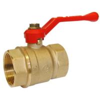 Кран шаровой ГАЛЛОП DN-32 СТАНДАРТ 220 рычаг красный, ВхВ